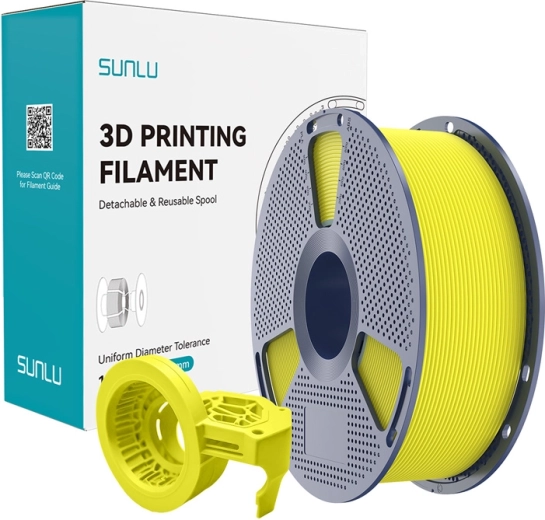 nagysebességű matt SUNLU PETG filament – sárga