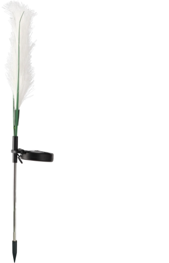 Napelemes kerti lámpa pampafű, 70 cm, 10 LED, meleg fehér