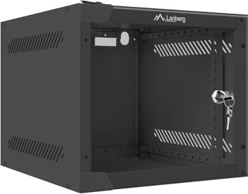 Lanberg 10 hüvelykes fali szekrény 4U 280x310mm fekete