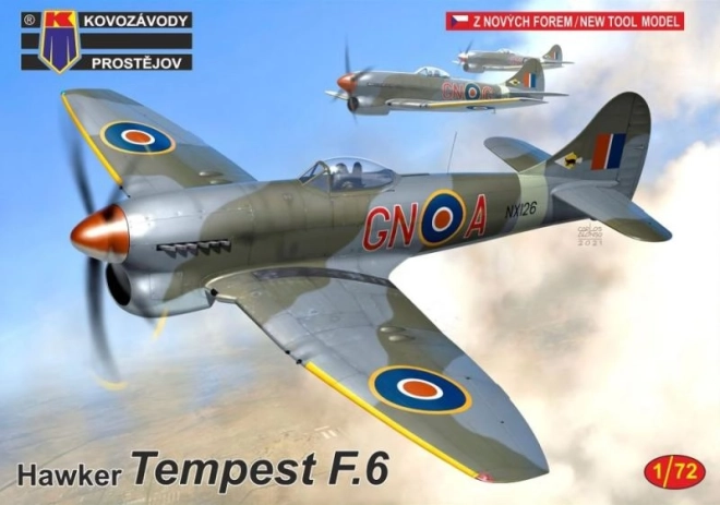 Tempest F.6 repülőgép modell 1/72 méretarányban