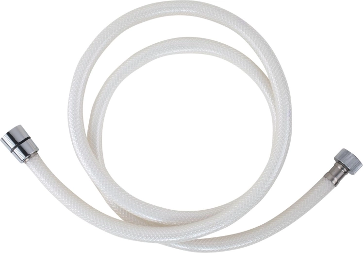 Zuhanytömlő 150 cm PVC fehér