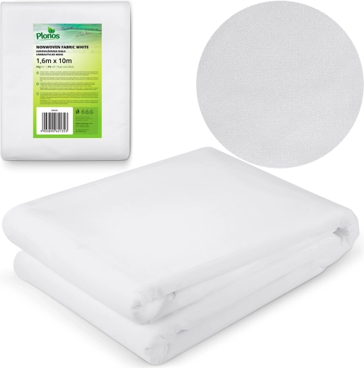 PLONOS takaró agrotextil 160 × 1000 cm, fehér, 50 g/m²