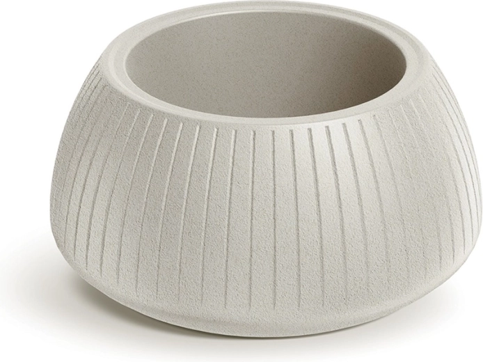 Coro Bowl virágtál 40 cm, homokszín