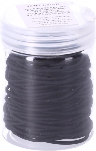 Hajgumikészlet - fekete