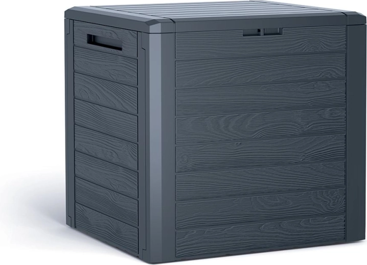 Kerti tárolódoboz 140 l antracit WOODEBOX