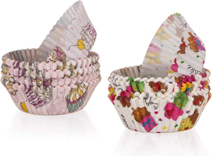 Muffin sütőformák készlet 8,7 cm 100 db