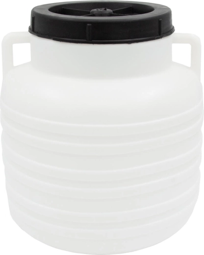 10 l-es műanyag káposztás hordó csavaros fedéllel