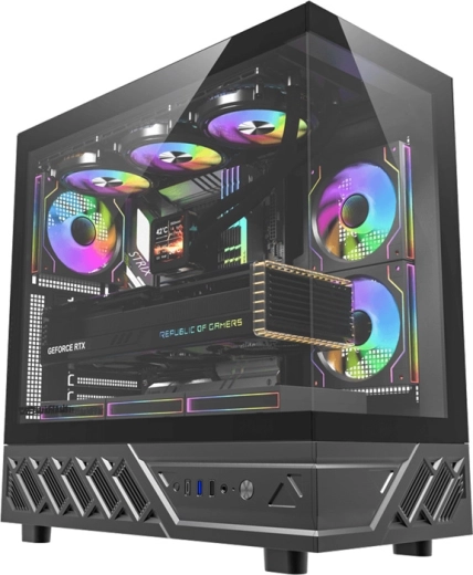 DarkFlash DS950 számítógépház fekete
