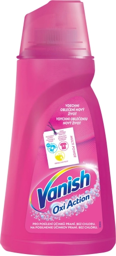 Vanish Oxi Action folyékony folteltávolító színes ruhákhoz 1 l