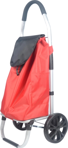 Sydney gurulós bevásárlótáska 42 l, piros/fekete