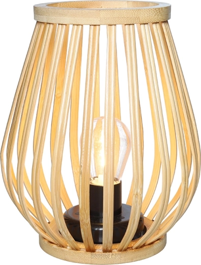 Solight bambusz LED-lámpás meleg fehér fényű, 20 cm - 1 darab