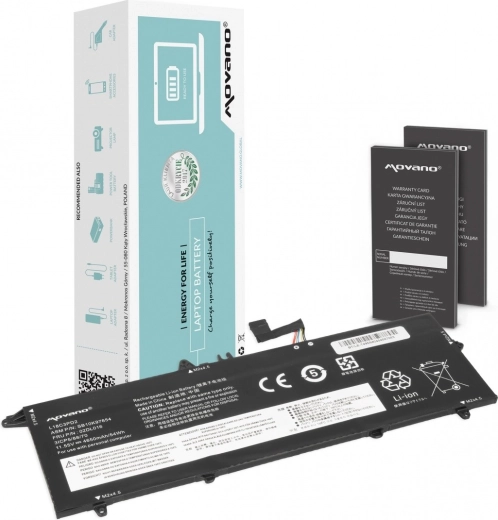 Movano csereakkumulátor Lenovo ThinkPad T490s / T495s / T14s (L18C3PD2) 4650 mAh 54 Wh