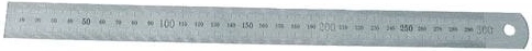 FESTA 300 mm rozsdamentes acél vonalzó