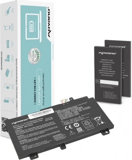 Movano B31N1726 akkumulátor Asus FX504, FX505 és FX80G notebookokhoz (3900 mAh / 44 Wh)