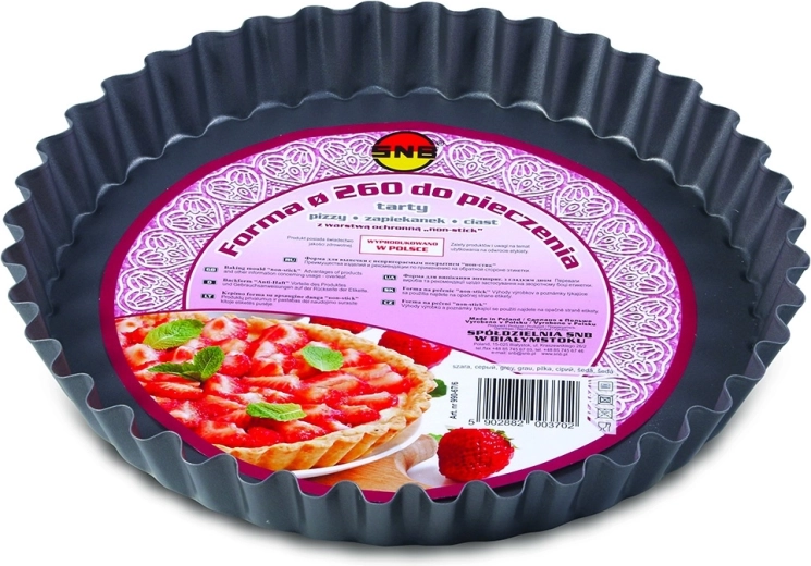 Tapadásmentes sütőforma tarthoz és pizzához 26 cm, szürke