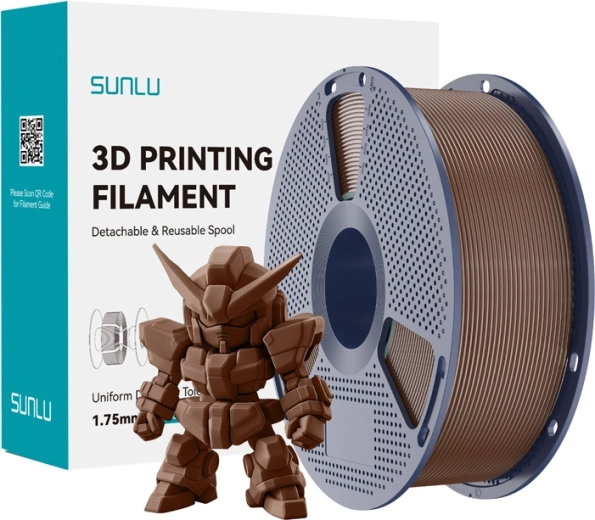 Sunlu PLA+ 2.0 kávébarna filament