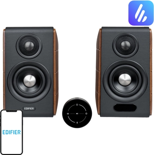 Edifier S880DB MKII aktív polcsugárzók 2.0 (sötét fa)