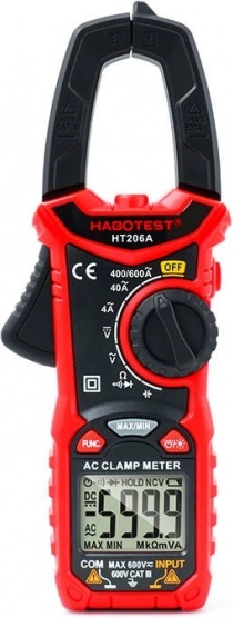 Digitális lakatfogós multiméter Habotest HT206A