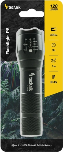 Technik MT-P5 zseblámpa USB-töltéssel és CREE XPE LED-del