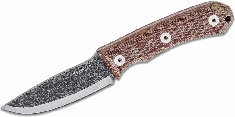Condor Mountain P.A.S.S. Carry univerzális kés 8,9 cm, barna, Micarta, bőrtok