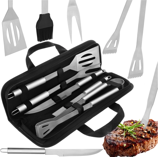 KAMINER grill eszközkészlet 5 db, tokkal