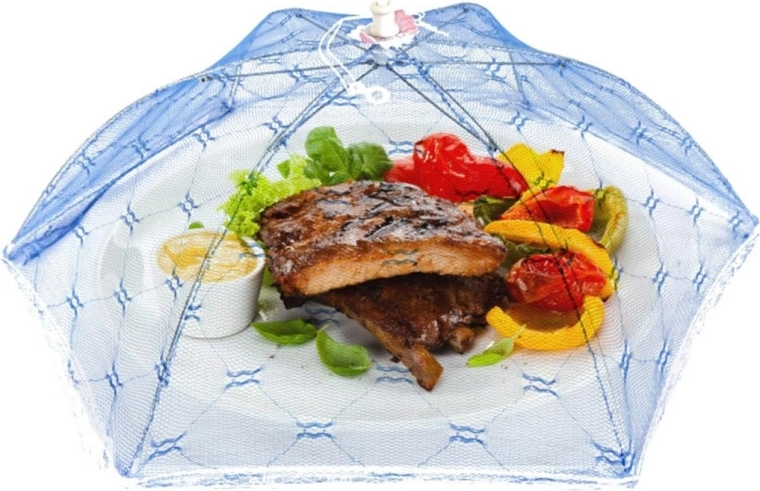 Összecsukható ételtakaró szúnyogháló – ételvédő fedő, vegyes színek