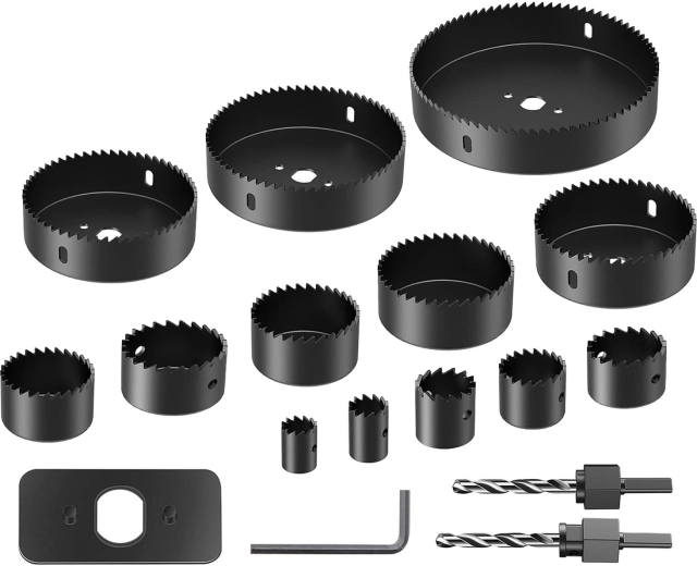 Renew Force lyukfűrész készlet fához, 19–127 mm, 16 részes