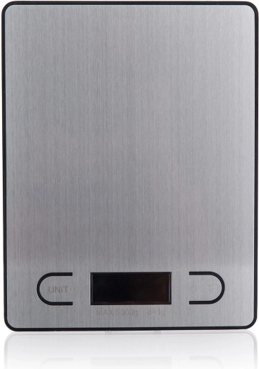 AKCENT rozsdamentes acél digitális konyhai mérleg 5 kg