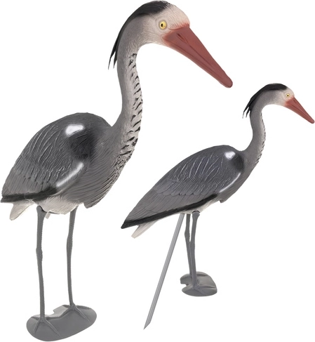 GARDLOV gólya kerti dekoráció leszúrható, szürke, 66 cm