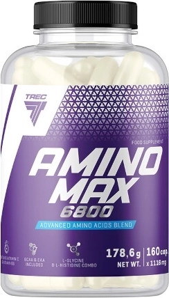Trec Amino Max 6800 – aminosavak kapszulában (160 kapszula)