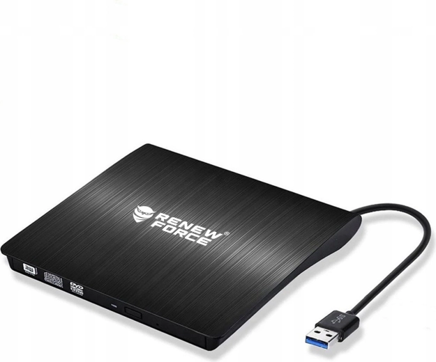 RENEW FORCE külső CD/DVD-meghajtó USB 3.0-val