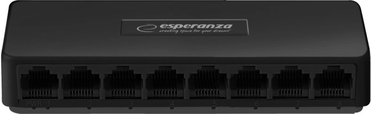 Esperanza NOVA gigabites 8 portos switch