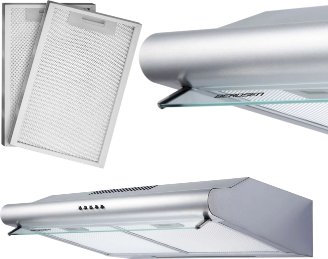 50 cm-es inox páraelszívó szekrény alá, Berdsen