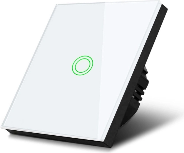 MACLEAN MCE710W érintőfénykapcsoló, fehér üvegpanel