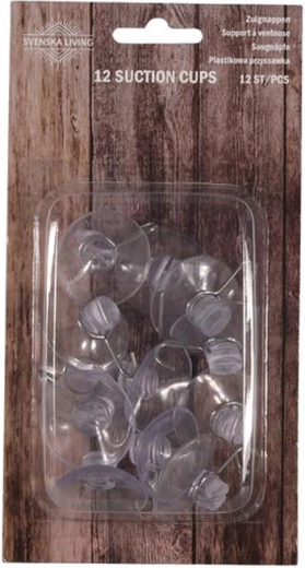 Tapadókorongok akasztóval, 32 mm, 12 db