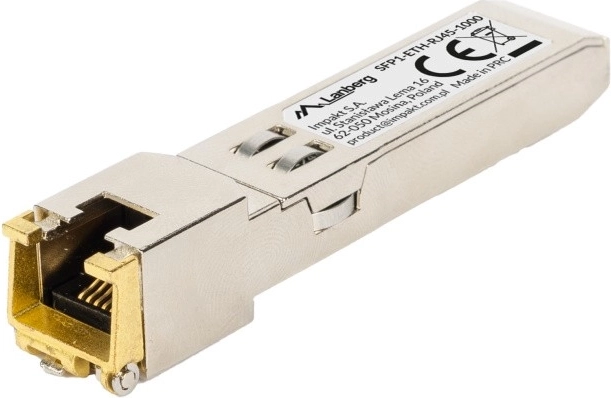 Gigabites SFP modul RJ45-tel réz Ethernethez
