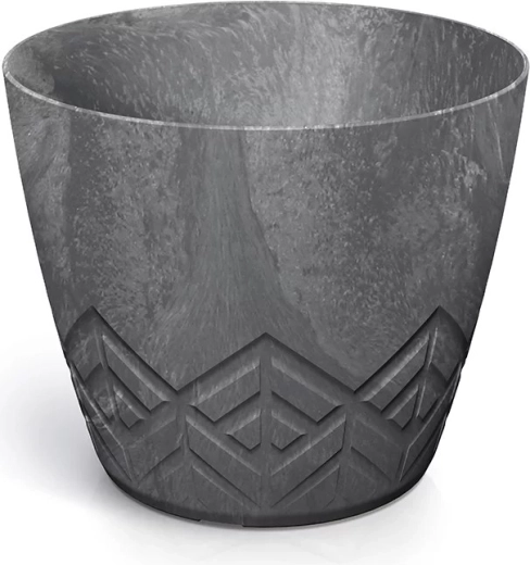 ARECO betonhatású virágcserép 29,5 cm, marengo