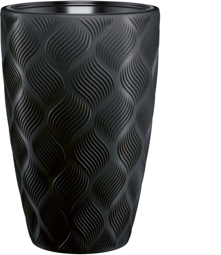 FLOW Slim virágtartó 40 × 58 cm – mélyfekete