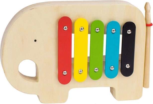 Petit Collage fa xilofon – elefánt