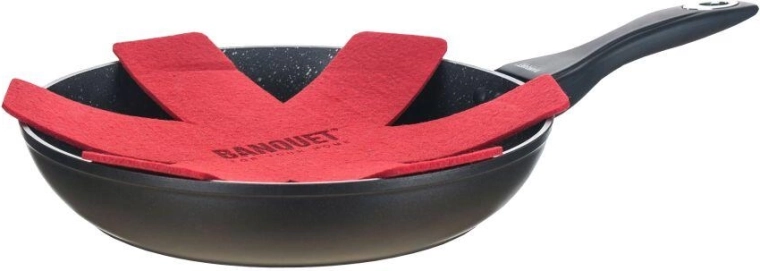 LUMIA alumínium serpenyő 26 cm tapadásmentes felülettel és hőmérséklet-gyűrűvel