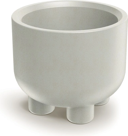 Molta Round virágcserép lábakkal, 60 cm – homokszín, 55 l