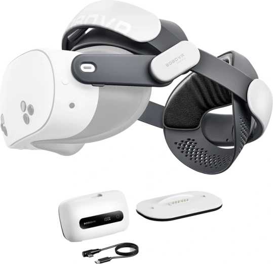 BoboVR M3 Pro Plus akkumulátoros pánt Quest 3 és Quest 3S készülékekhez