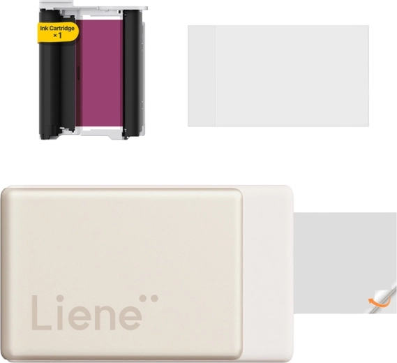 Liene Pearl N200 Pro hordozható fotónyomtató 2×3" arany