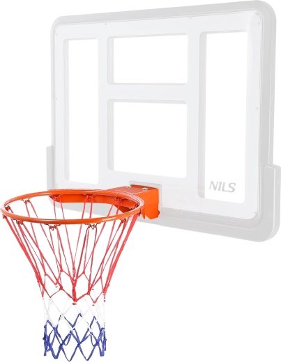 NILS ODKR04 kosárlabda gyűrű rugózással és hálóval
