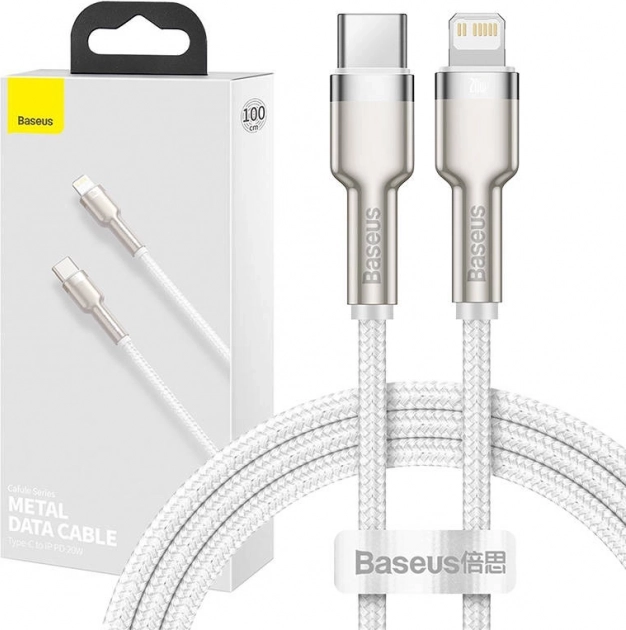 USB-C kábel Lightning Baseus Cafule gyors töltéssel 20W, 1m