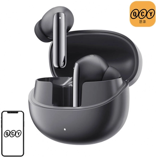 Vezeték nélküli fülhallgató QCY MeloBuds Pro ANC-val (fekete)
