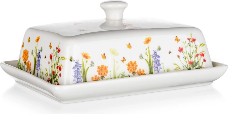 Meadow kerámia vajtartó, 17,5 cm