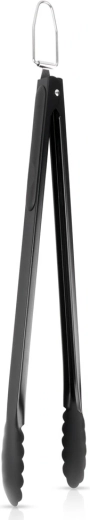 Vilde fekete rozsdamentes acél grillcsipesz 43 cm