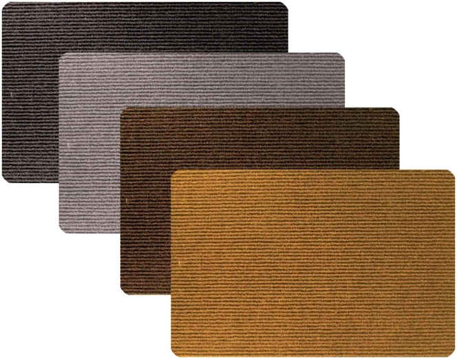 Gumi és polipropilén lábtörlő 60 × 40 cm – színmix