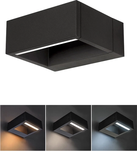 Solight Ragusa LED kültéri fali lámpa 7 W, 450 lm, 3 CCT